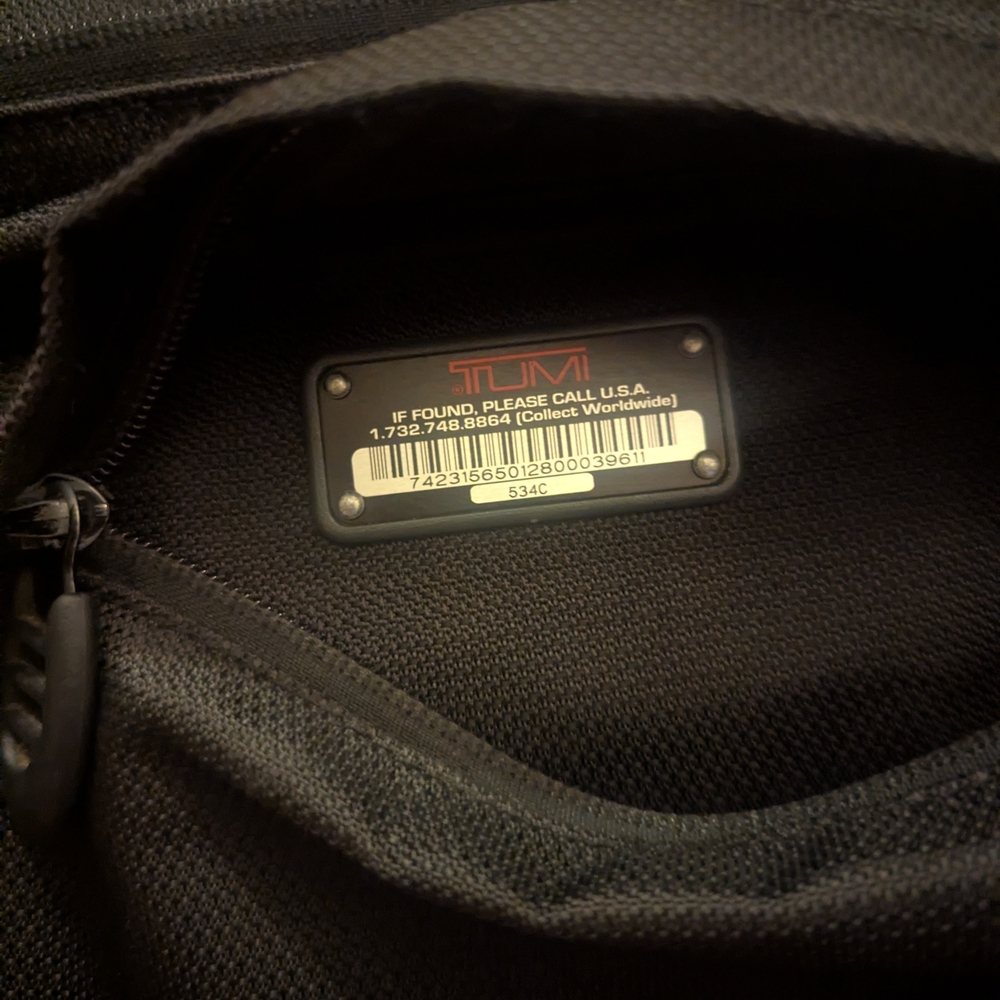 Tumi Black Messenger Bag - Picture 14 of 15